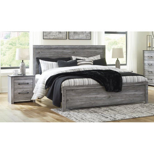 Ashley Furniture Bronyan Dark Gray 2pc Bedroom Set With King Headboard Footboard
