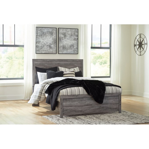 Ashley Furniture Bronyan Dark Gray Queen Panel Bed