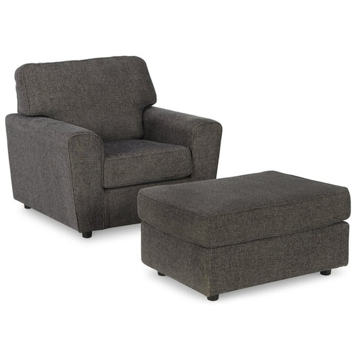 Ashley Furniture Cascilla Slate Chair And Ottoman Set