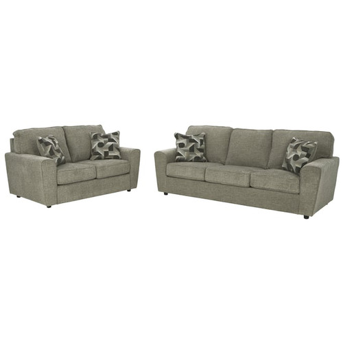 Ashley Furniture Cascilla Pewter 2pc Living Room Set