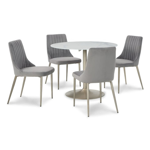 Ashley Furniture Barchoni Gray 5pc Dining Room Set