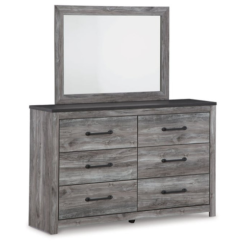 Ashley Furniture Bronyan Dark Gray Dresser And Mirror
