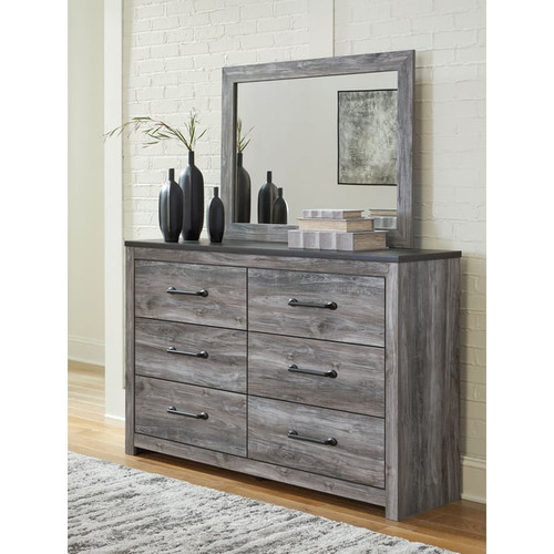 Ashley Furniture Bronyan Dark Gray Dresser And Mirror