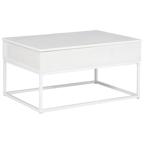 Ashley Furniture Deznee White 3pc Coffee Table Set