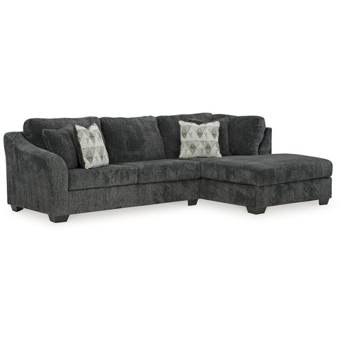 Ashley Furniture Biddeford Shadow 2pc Sleeper Sectional With Chaise