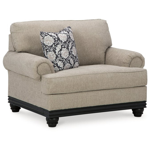 Ashley Furniture Elbiani Alloy Chair And Ottoman Set