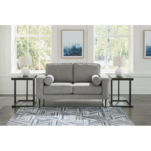 Ashley Furniture Hazela Charcoal Loveseat