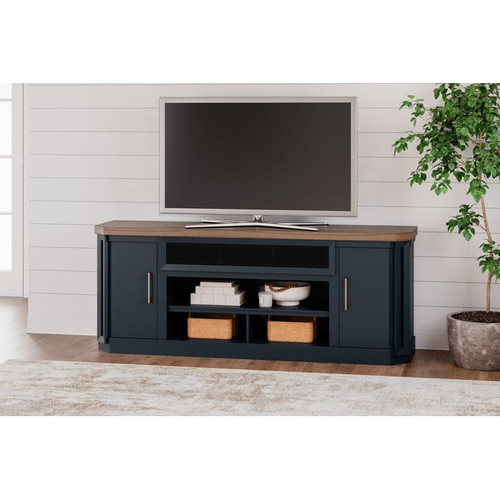 Ashley Furniture Landocken Brown Blue TV Stands