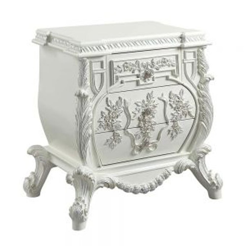 Acme Furniture Vanaheim Antique White Nightstand