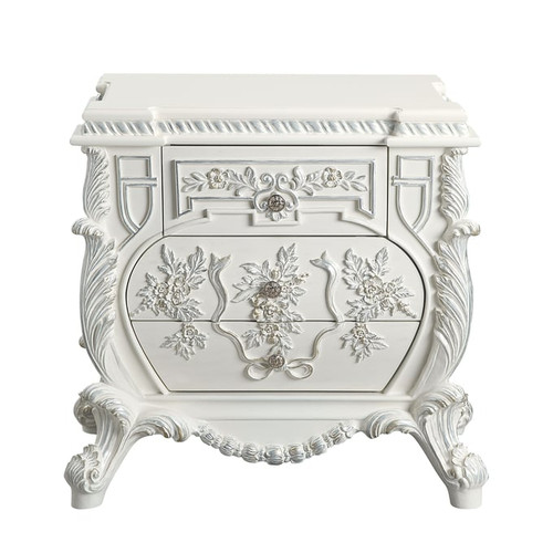 Acme Furniture Vanaheim Antique White Nightstand