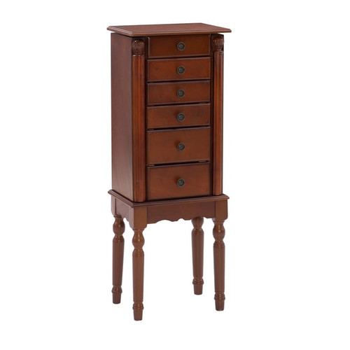 Powell Furniture Deep Cherry Jewelry Armoire