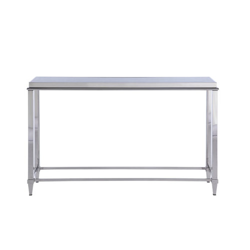 Chintaly Imports Gray Glass Sofa Table