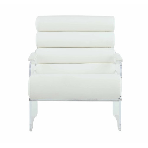 Chintaly Imports White Accent Chair