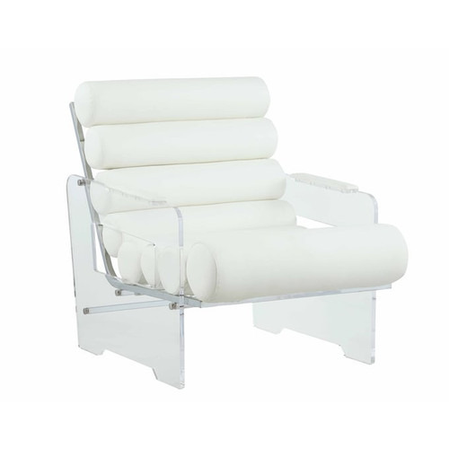 Chintaly Imports White Accent Chair