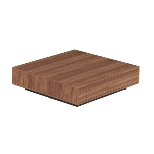 Chintaly Imports Walnut 2 Drawers Cocktail Table