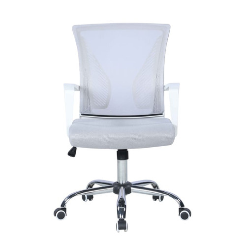 Chintaly Imports Gray Pneumatic Adjustable Height Computer Chair