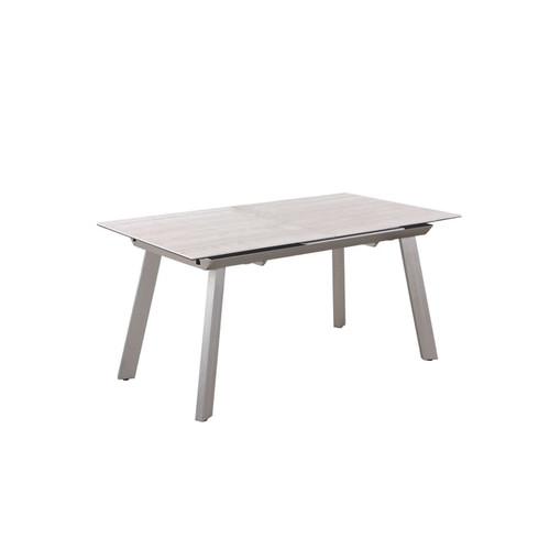Chintaly Imports Eleanor Beige Extension Dining Table