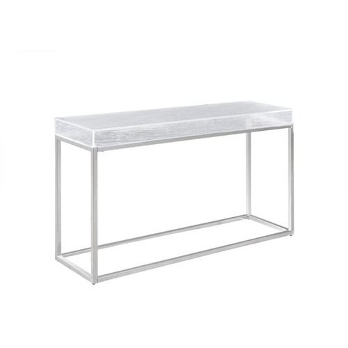 Chintaly Imports Valerie Clear Sofa Table