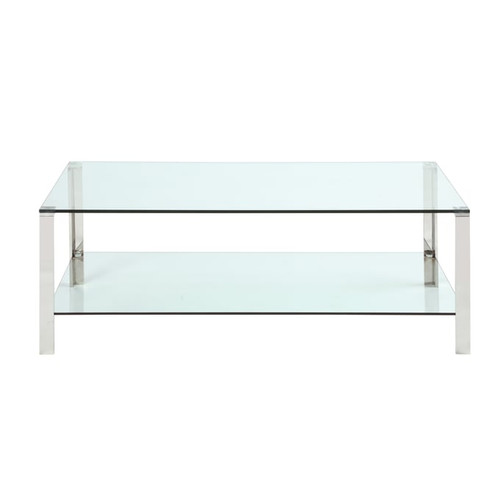 Chintaly Imports Clear Polished Cocktail Table
