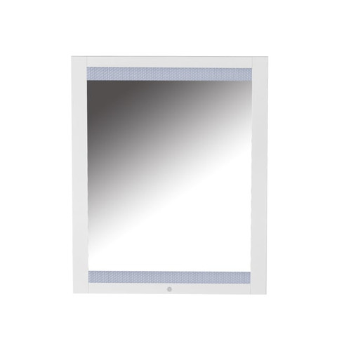 Chintaly Imports Moscow Gloss White Mirror