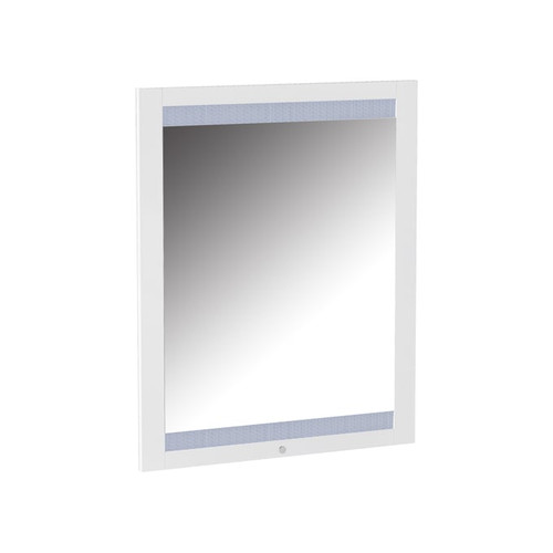 Chintaly Imports Moscow Gloss White Mirror