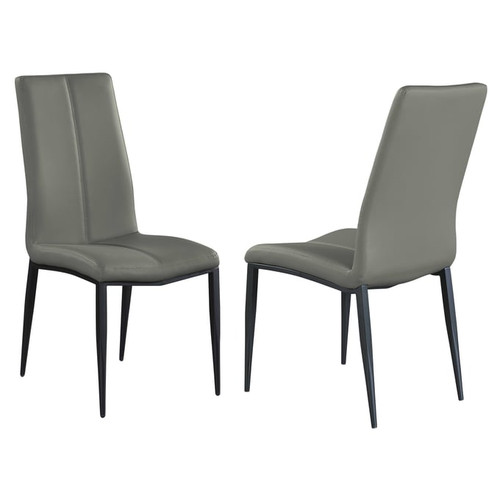 4 Chintaly Imports Alexandra Gray Dining Side Chairs