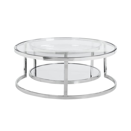 Chintaly Imports Round Nesting Cocktail Table