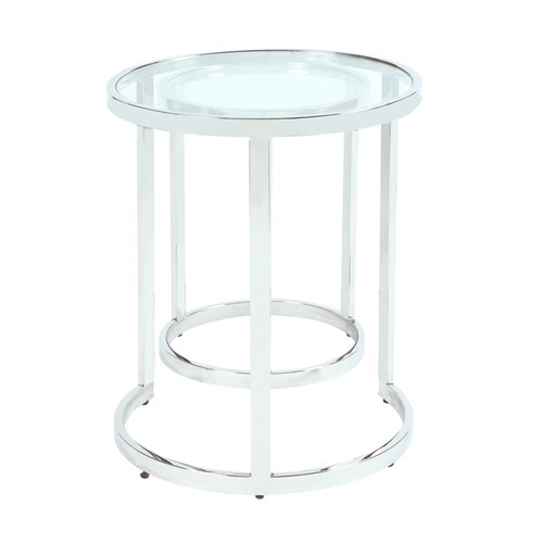 Chintaly Imports Round Nesting Lamp Table