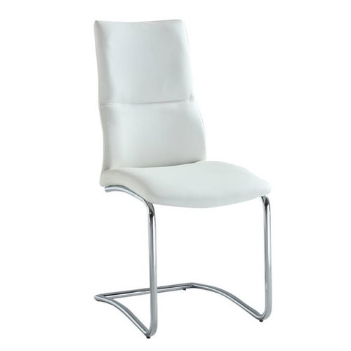 2 Chintaly Imports Piper White Side Chairs