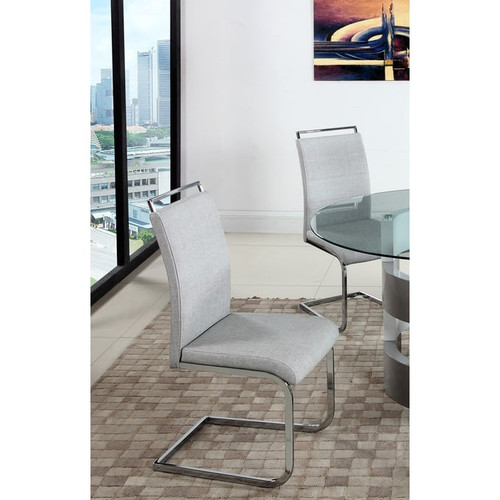 4 Chintaly Imports Sunny Gray Side Chairs