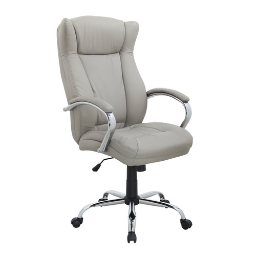 Chintaly Imports Light Gray Computer Office Chair