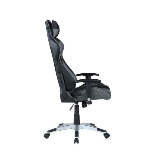 Chintaly Imports Black Gray Computer Office Chair