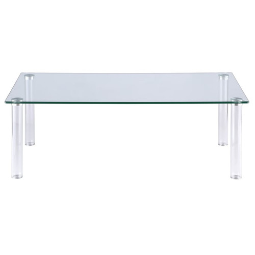 Chintaly Imports Contemporary Clear Cocktail Table