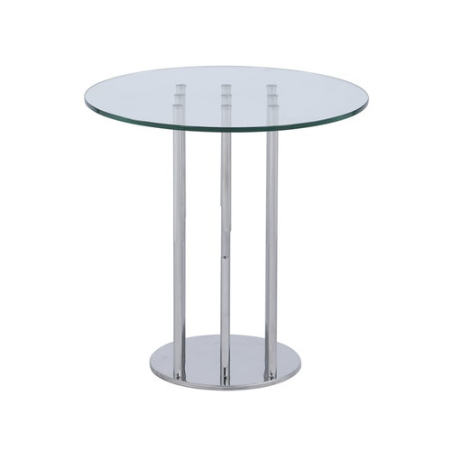 Chintaly Imports Floating Pedestal Lamp Table