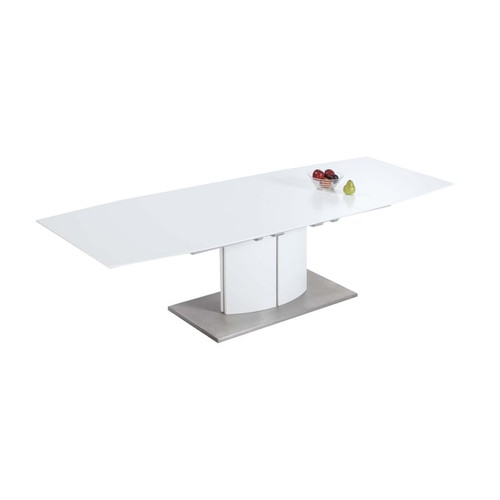 Chintaly Imports Elizabeth Matte White Dining Table