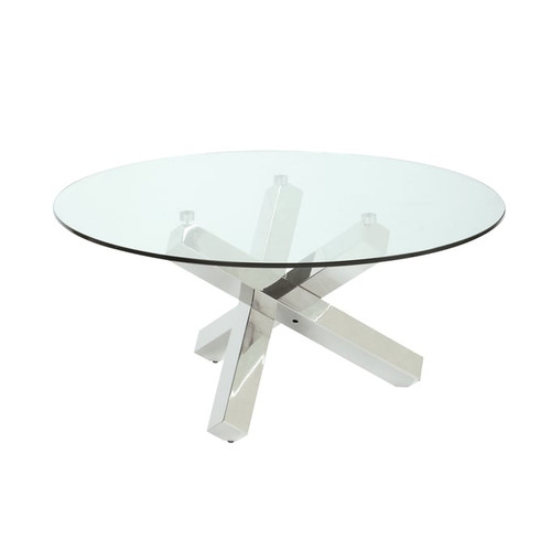 Chintaly Imports Contemporary Round Cocktail Table