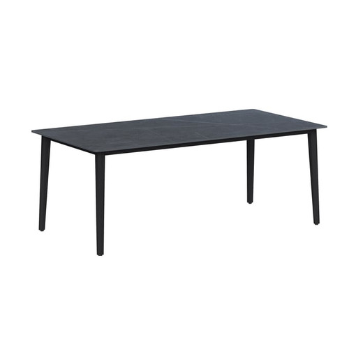 Chintaly Imports Kate Matte Gray Dining Table