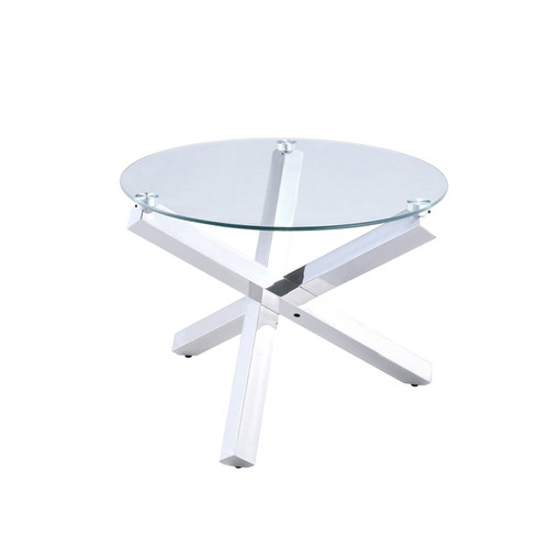 Chintaly Imports Contemporary Round Lamp Table