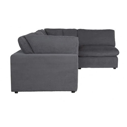 Home Elegance Guthrie Gray 4pc Modular Sectional