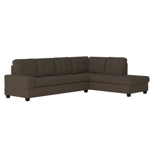 Home Elegance Maston 2pc Reversible Sectionals With Storage Ottomans