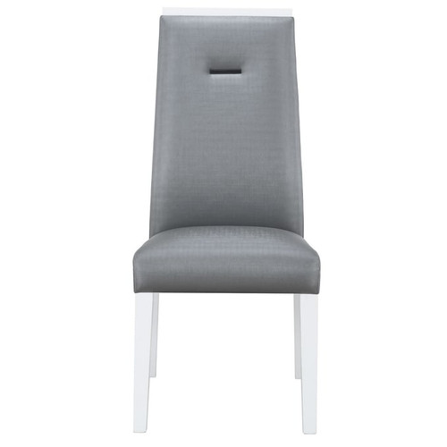 2 Global Furniture Ylime Dark Grey Dining Chairs