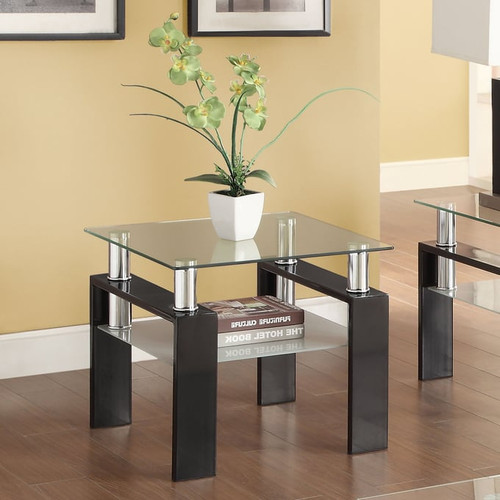 Coaster Furniture Dyer Black End Table