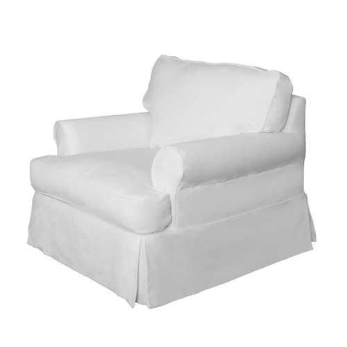 Sunset Trading Horizon White T Cushion 2pc Slipcover Set
