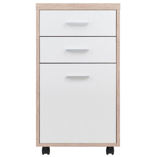 Winsome Kenner Reclaimed Wood White File Cabinet