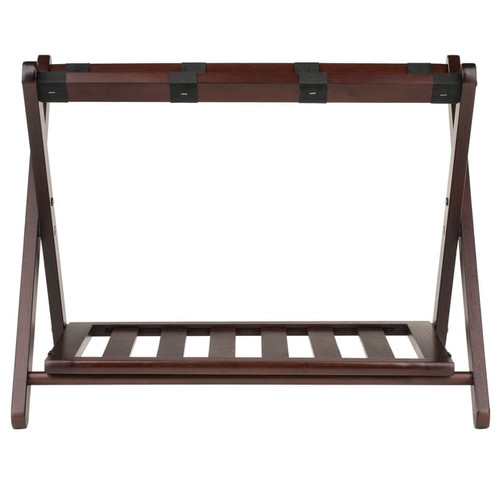 Winsome Remy Cappuccino Wood Luggage Rack