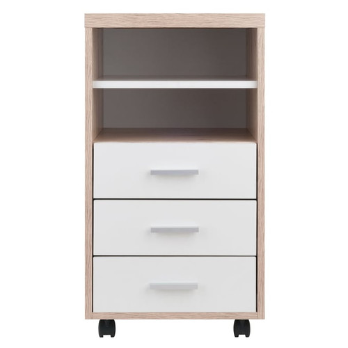 Winsome Kenner Reclaimed Wood White 3 Drawers Cabinet