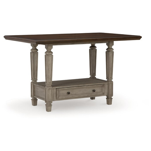 Ashley Furniture Lodenbay Antique Gray Rectangle Counter Height Table