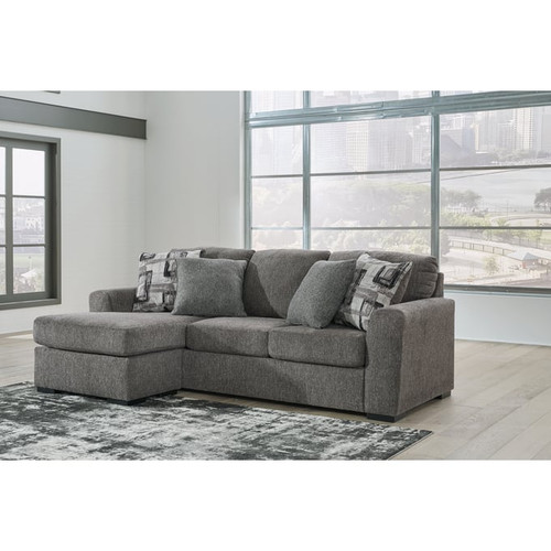 Ashley Furniture Gardiner Pewter Sofa Chaise Sectional