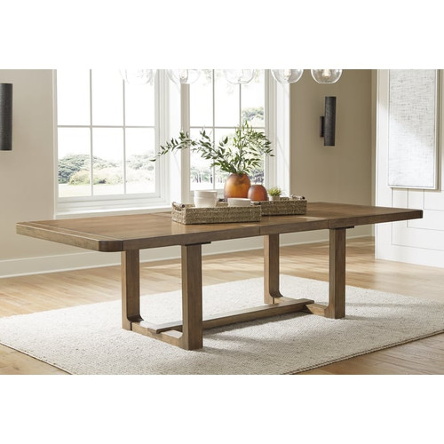 Ashley Furniture Cabalynn Light Brown Extension Dining Table