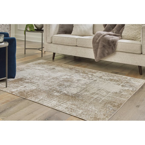 Ashley Furniture Grifflain Tan Brown Gray Medium Rugs